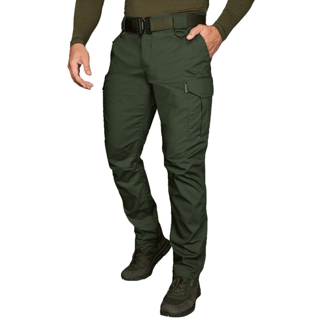 Мужские брюки "Patrol Pro" PolyCotton Rip-Stop с влагозащитным покрытием олива размер S - изображение 2