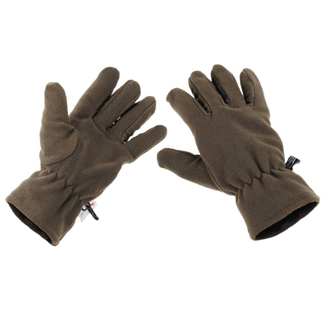 Зимние флисовые рукавицы с подкладкой Thinsulate олива размер 2XL - изображение 1