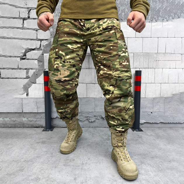 Мужские зимние брюки на синтепоне / Влагозащищенные штаны "paradox" с атласной подкладкой мультикам размер XL - изображение 1