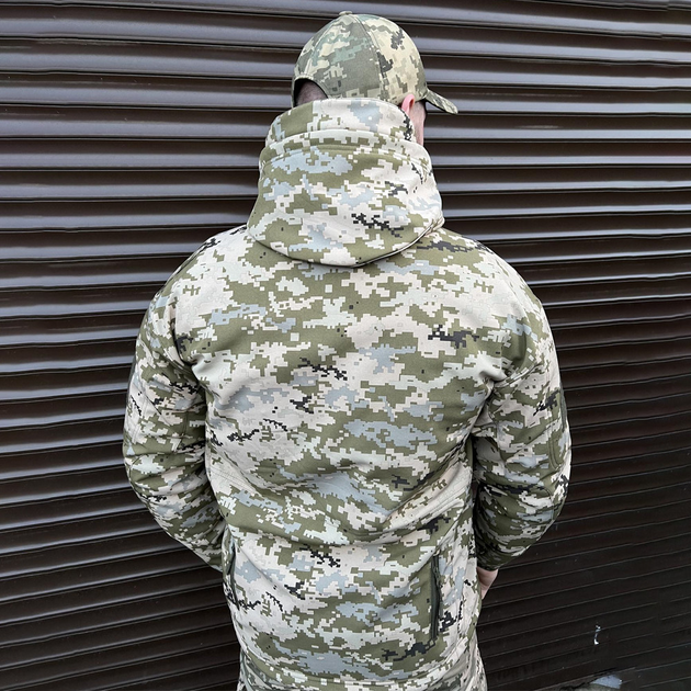 Чоловіча куртка Soft Shell до -5°C піксель розмір 3XL - зображення 2