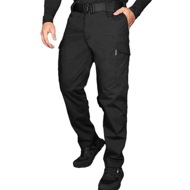 Водоотталкивающие Брюки Rip-Stop с 6-ю карманами / Мужские Брюки Patrol Flex черные размер M - изображение 2