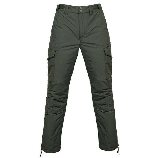 Чоловічі Штани на холлофайбері олива / Утеплені брюки Фінетекс розмір 2XL - зображення 1