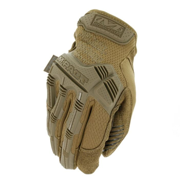 Рукавиці Mechanix M-Pact Gloves / Рукавички із захисними накладками койот розмір M - зображення 1