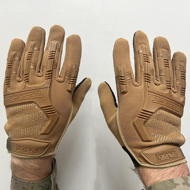 Рукавиці Mechanix M-Pact із захисними накладками койот розмір M - зображення 1