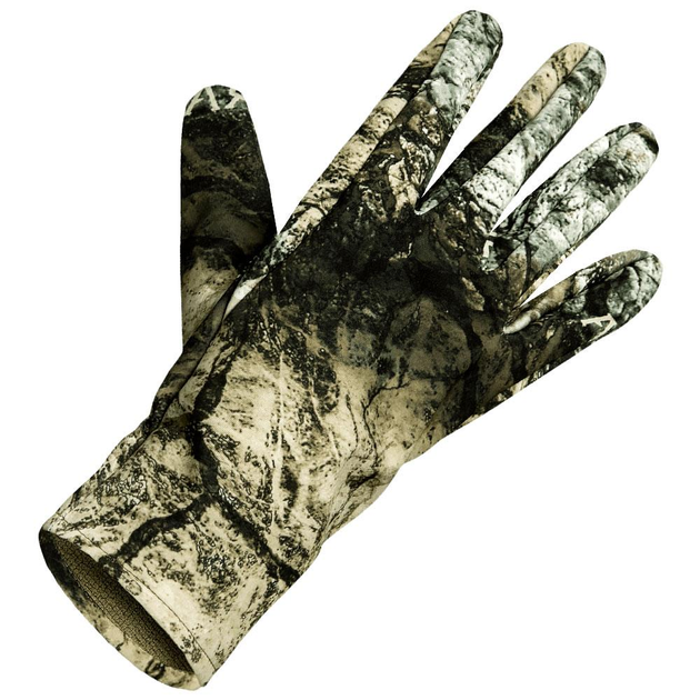 Зимние водоотталкивающие перчатки StormWall DWR Terra Ua с микрофлисом камуфляж размер L - изображение 1