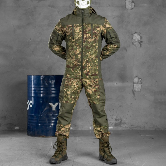 Демисезонная Мужская Форма Горка "Predator" Гретта / Комплект Куртка + Брюки варан размер 2XL - изображение 1