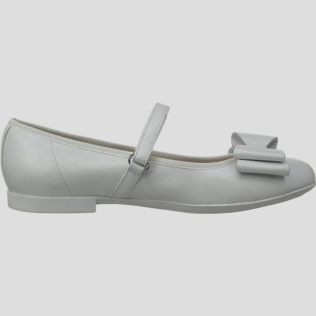Туфлі для дівчат GEOX J0255B00044 34 Білі (8054730495256) - зображення 1