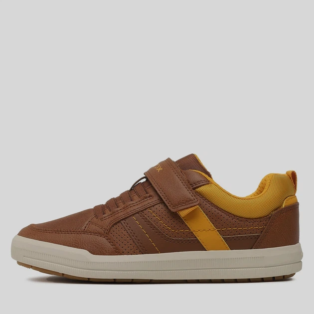 Sneakersy chłopięce na rzepy Geox J164AA0MEFU 37 Brązowe (8050036978950) - obraz 4