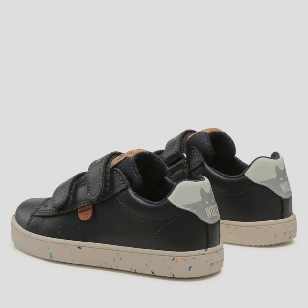 Sneakersy chłopięce na rzepy GEOX J35BEA0001C 30 Czarne (8056206188273) - obraz 3