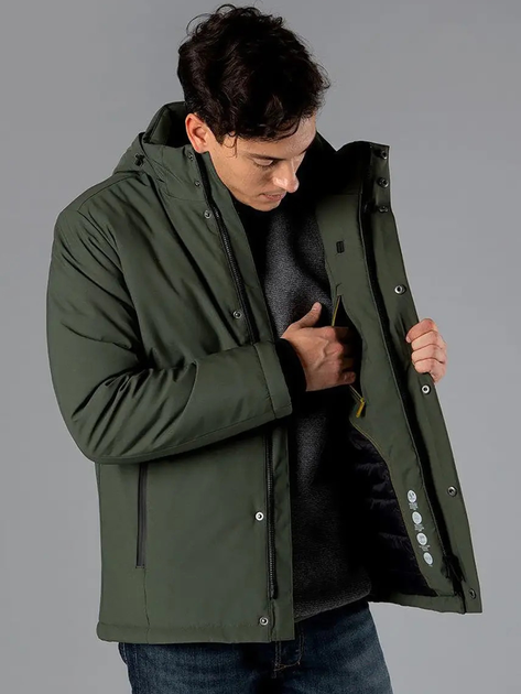 Куртка зимняя короткая мужская CMP Jacket Snaps Hood 32K3227-E319 54 ...