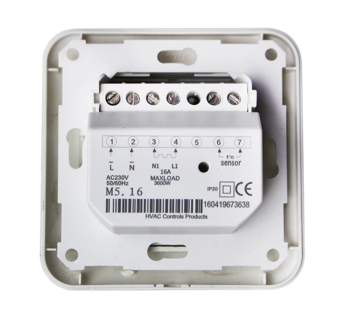 Терморегулятор Heat Plus M5.16 Білий (M516W) - Фото 7 Терморегулятор Heat Plus M5.16 Білий (M516W) - зображення 7
