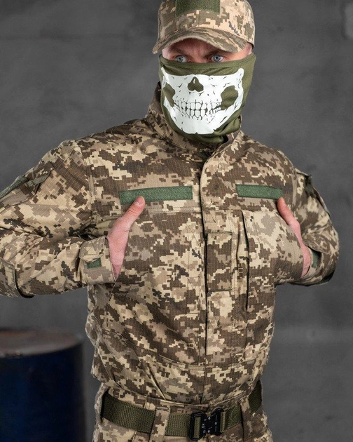 Тактичний військовий костюм Статутний ( Кітель + Штани ), Камуфляж: Піксель ЗСУ, Розмір: XS - зображення 2