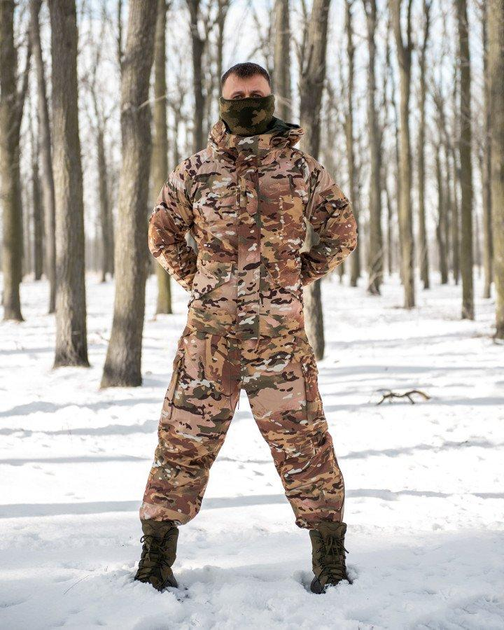 Тактический теплый зимний военный костюм Lader ( Куртка + Штаны ), Камуфляж: Мультикам, Размер: XXXL - изображение 1