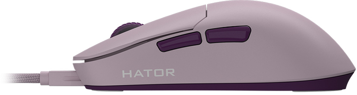 Мышка Hator Quasar Essential Lilac (HTM-403) USB - изображение 4