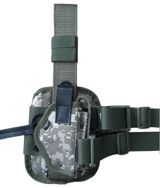 Кобура набедренная Glock 17 Пиксель, без пояса - изображение 1