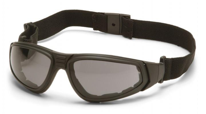 Защитные очки с уплотнителем Pyramex XSG (gray) серые - изображение 2