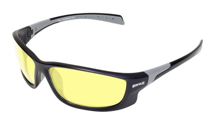 Открытые очки защитные Global Vision Hercules-5 (yellow) желтые - изображение 1