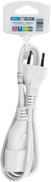 Przedłużacz DPM 1 gniazdo biały 1.5 m (5906881215364) - obraz 4