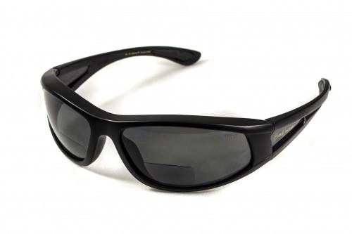 Поляризаційні захисні біфокальні окуляри 3в1 BluWater Winkelman-2 (+2.0) Polarize (gray) сірі - зображення 2