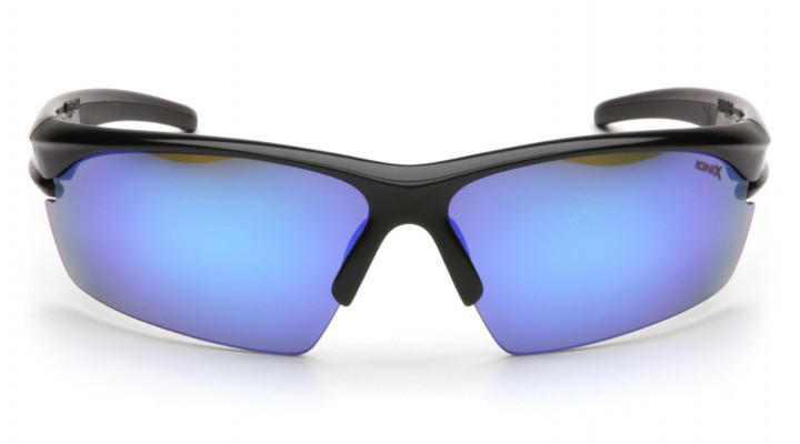Открытые очки защитные Pyramex Ionix (ice blue mirror) синие зеркальные - изображение 2