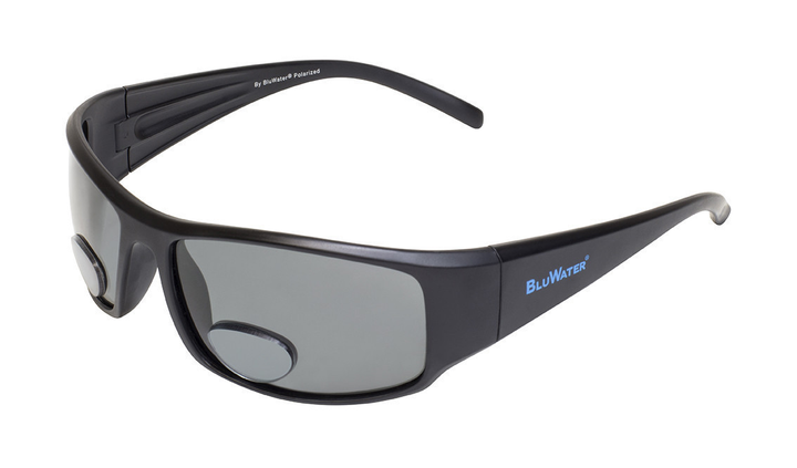 Біфокальні поляризаційні окуляри BluWater BIFOCAL-1 (+3.0) Polarized (gray) сірі - зображення 1
