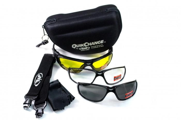 Защитные очки со сменными линзами Global Vision QUICK CHANGE KIT сменные линзы - изображение 1
