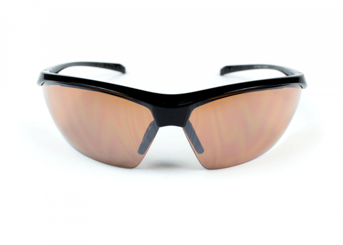 Открытые очки защитные Global Vision Lieutenant (drive mirror) коричневые - изображение 2