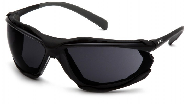 Защитные очки с уплотнителем Pyramex PROXIMITY (Anti-Fog) (dark gray) черные - изображение 1