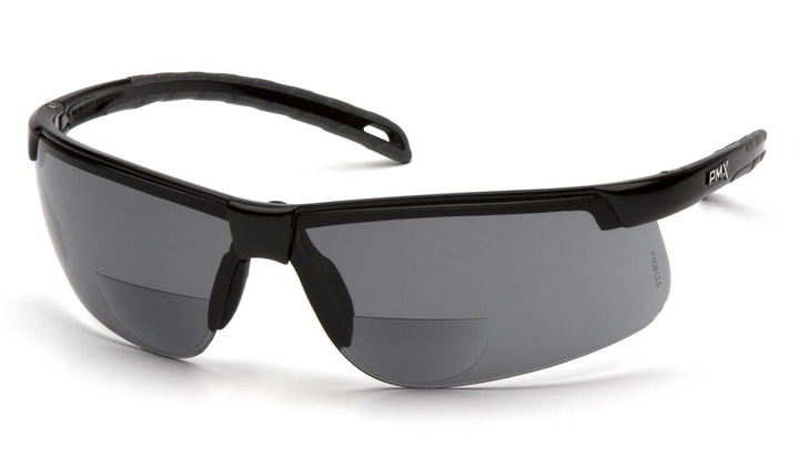 Бифокальные Защитные баллистические очки Pyramex Ever-Lite Bifocal (+2.0) (gray), серые - изображение 1