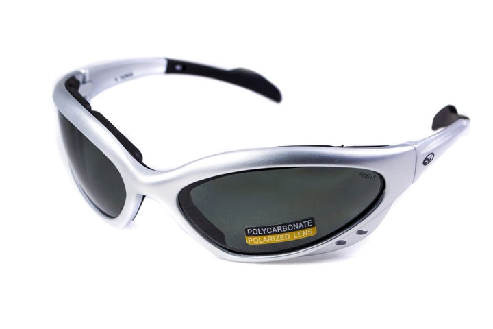 Защитные очки с поляризацией Black Rhino Rhinolidz Polarized (gray), серые - изображение 1