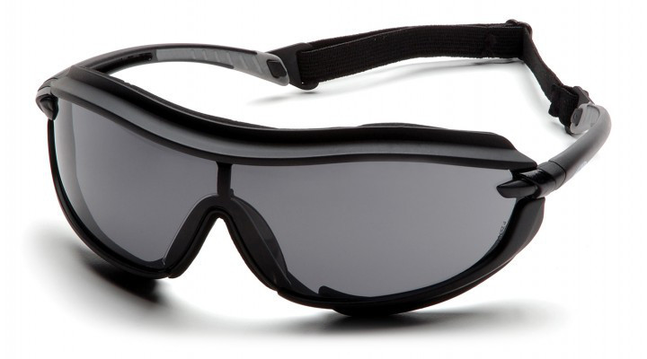 Защитные очки с уплотнителем Pyramex XS3-PLUS (Anti-Fog) (gray) серые - изображение 1