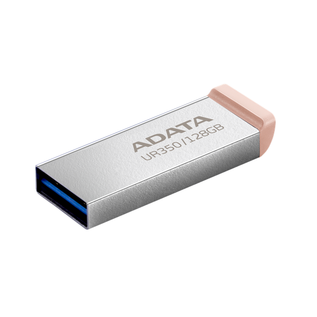 Флеш-накопичувач ADATA USB 3.2 UR 350 128Gb Silver/Beige (UR350-128G-RSR/BG) - изображение 4
