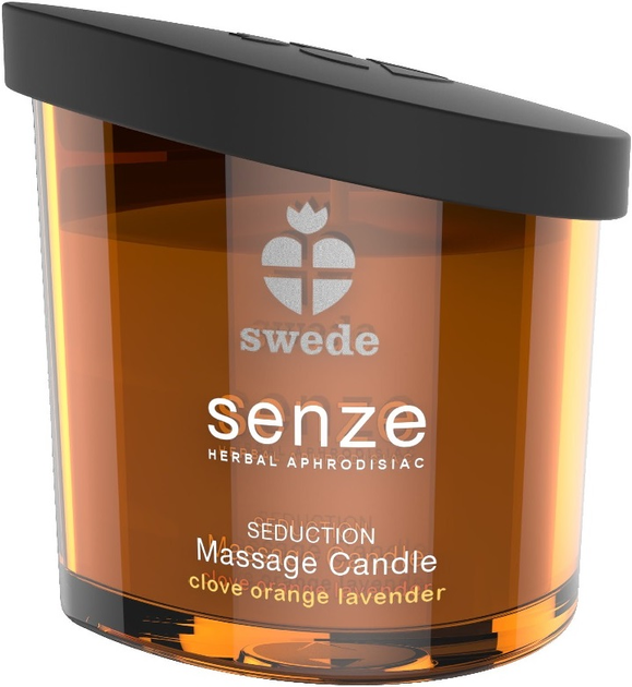 Масажна свічка Swede Senze Massage Candle Seduction 50 мл (7340040407579) - зображення 1