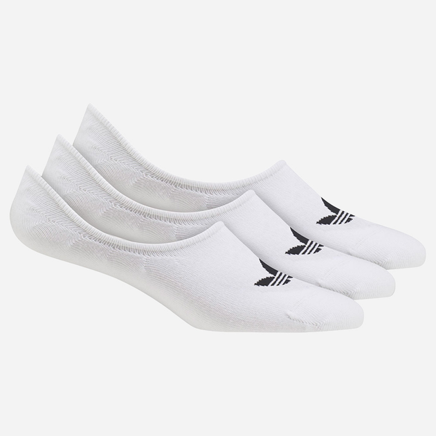 Zestaw męskich stopek Adidas Low Cut Sock 3P "White" FM0676 M 3 par Biały (4062054923410) - obraz 1