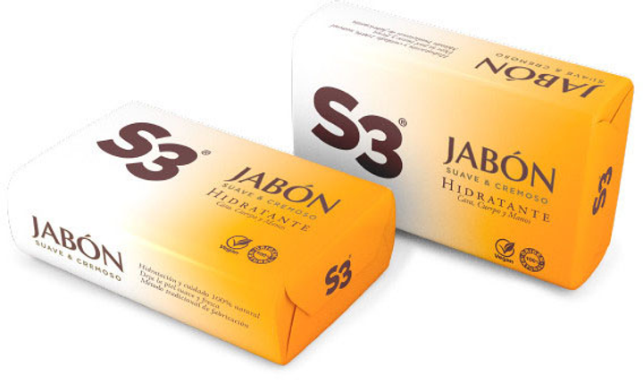 Mydło Legrain S3 Jabon Hidratante w kostce 2 x 125 g (8437025258062) - obraz 1
