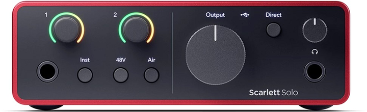 Аудіоінтерфейс Focusrite Scarlett Solo 4th Gen (234617) - зображення 1