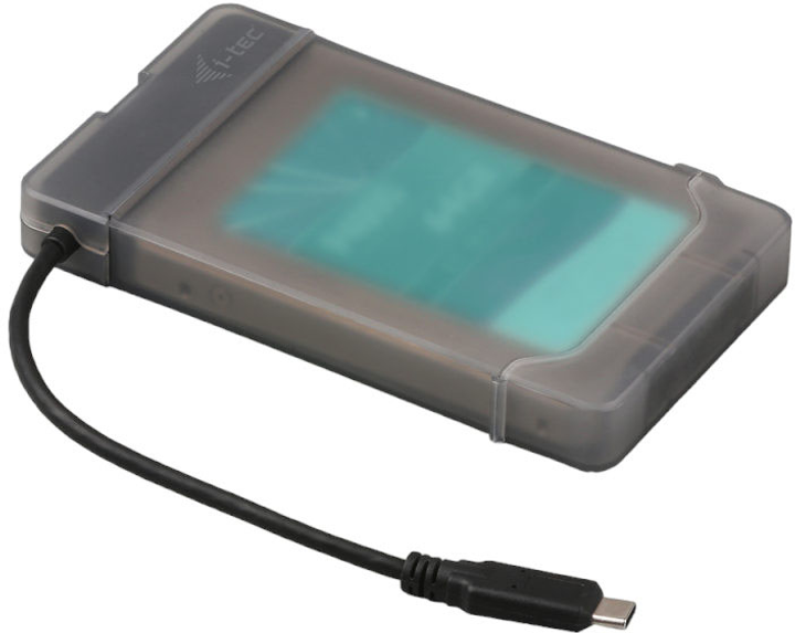 Obudowa zewnętrzna I-Tec MySafe do HDD/SSD 2.5" SATA USB-C Szary (C31MYSAFEU313) - obraz 2