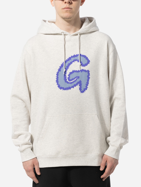 Худі чоловіче Gramicci Fuzzy G-Logo Hooded Sweatshirt "Ash Heather" G3SU-J061-ASH-HEATHE XL Сіре (195612436474) - зображення 1