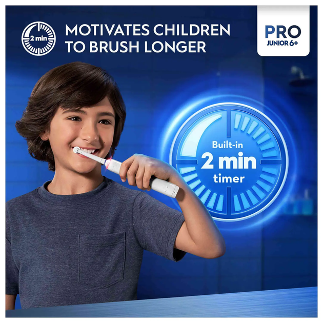 Дитяча електрична зубна щітка Oral-B Pro 3 Junior Star Wars (8006540957196) - зображення 5