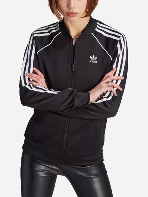 Sportowa bluza damska Adidas Adicolor Classic Track Top W "Black" IK4034 M Czarna (4066761233657) - obraz 1