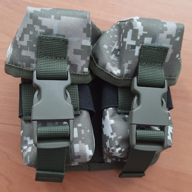 Підсумок для 2 гранат Leapers PVC-M504R MOLLE digital - зображення 1