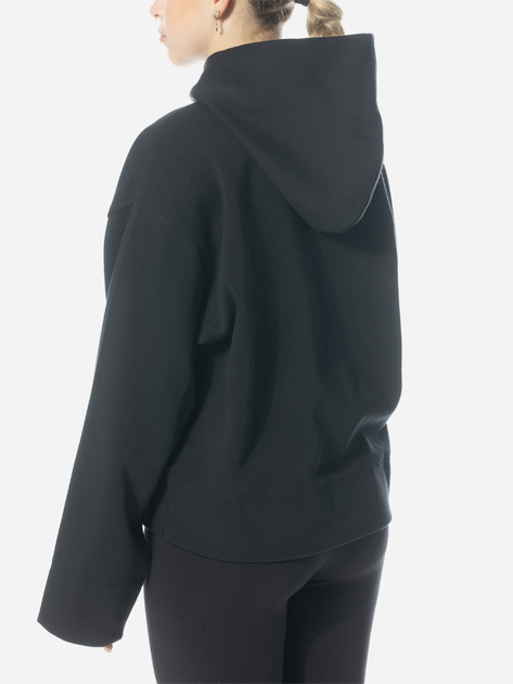 Bluza damska z kapturem oversize Adidas Premium Essentials Short Hoodie W "Black" IC5247 L Czarna (4066752907451) - obraz 2