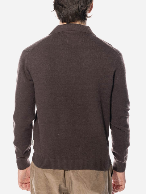 Джемпер чоловічий Taikan Marle L/S Polo Sweater "Brown" TK0011.BRN XL Коричневий (840349700885) - зображення 2