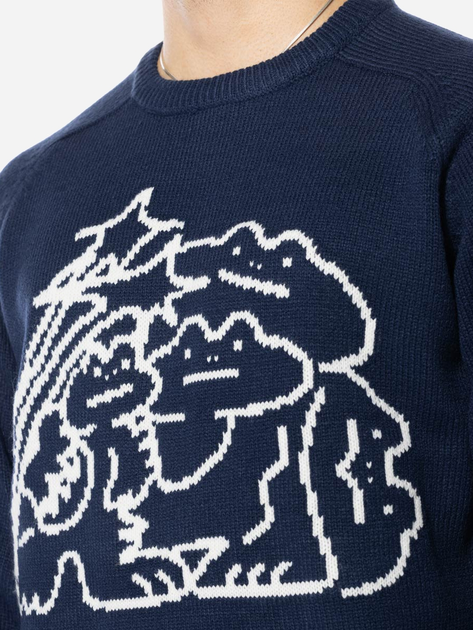 Джемпер чоловічий Taikan Joshua Frogs Knit Sweater "Navy" TK0016.NVY L Темно-синій (840349701905) - зображення 4