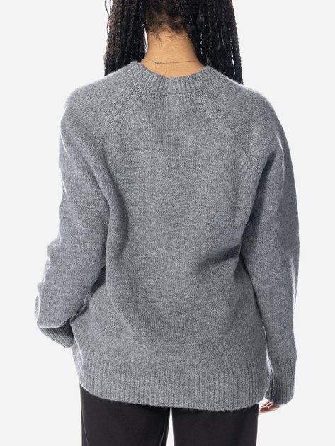 Pulower damski Olaf V-Neck Oversized Sweater WMN "Heather Grey" W140710-HEATHER-GREY XS Szary (8720104770426) - obraz 2