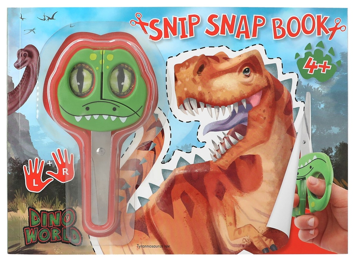 Набір для творчості Depesche Dino World Snip-snap Book (4010070631659) - зображення 1