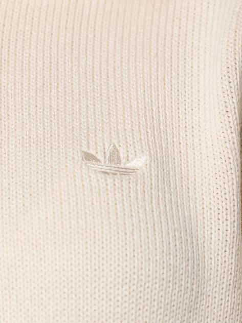 Джемпер жіночий adidas Originals Knit Half Zip W II8043 XS Бежевий (4066763106621) - зображення 5