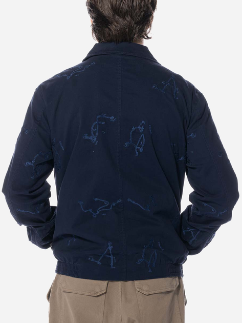 Куртка демісезонна чоловіча Olaf Twill Embro Baracuta Jacket "Navy" M140506 M Темно-синя (8720104764319) - зображення 2