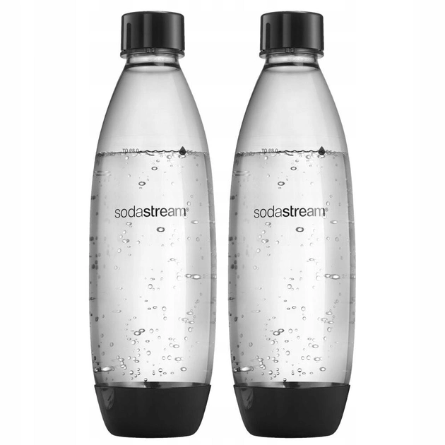 Пляшки Sodastream 2шт. 1л Black - зображення 1