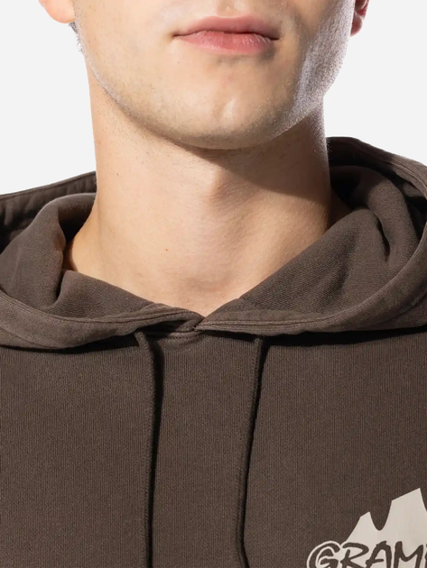 Bluza męska z kapturem oversize Gramicci Climbing Gear Hooded Sweatshirt "Brown Heather" G3FU-J078-BROWN-PIGM XL Brązowa (195612541871) - obraz 3
